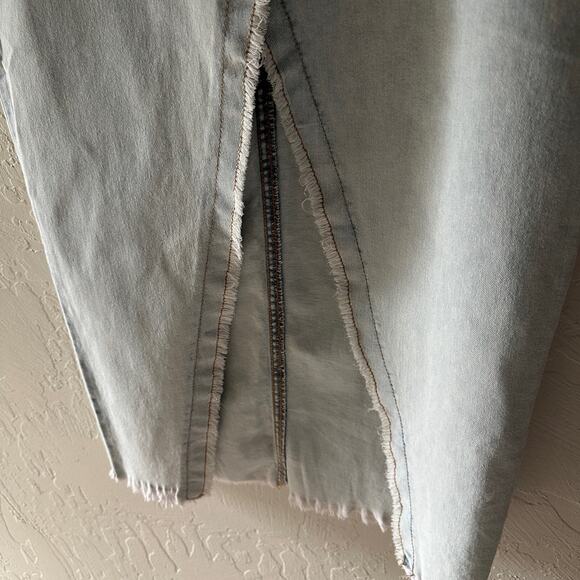 SINCERELY JULES | Boho Denim Y2K 90s Fringe Asymmetrical Skirt Size Small 5 /27 - Picture 7 of 14